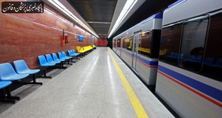 قطارهای متروی تهران در هر شبانه‌روز دو بار ضدعفونی می‌شوند