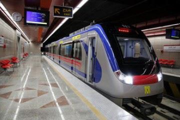 کاهش ۷۰ درصدی حجم مسافران متروی تهران
