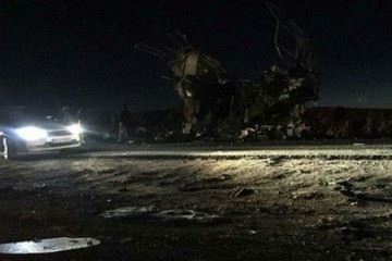 حمله تروریستی به اتوبوس سپاه در جاده خاش - زاهدان