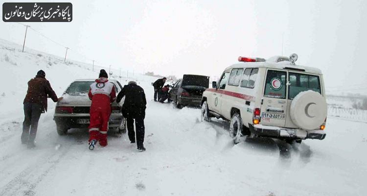 برف و کولاک در ۹ استان کشور