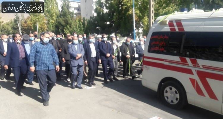 پیکر دکتر محمد زارع جوشقانی، شهید مدافع سلامت تشییع شد پیکر دکتر محمد زارع جوشقانی، شهید مدافع سلامت تشییع شد