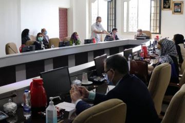 جلسه هماهنگی بیمارستان های محل تزریق واکسن کرونا برگزار شد