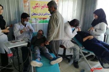 ویزیت رایگان دندانپزشکی در مناطق سیل‌زده