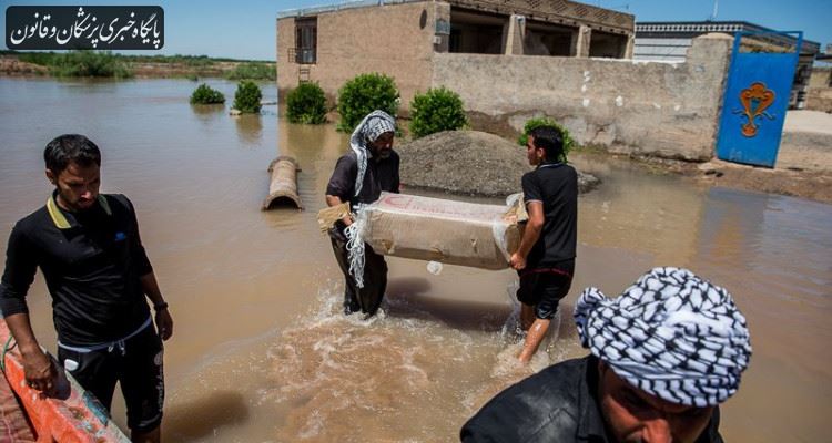 نظارت دقیق بر وضعیت بهداشت مناطق سیل زده خوزستان
