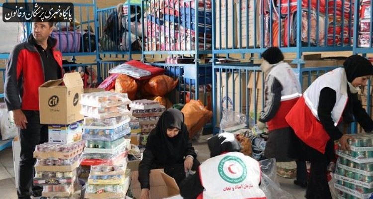 مراکز جمع‌آوری کمک‌های غیرنقدی برای سیل‌زدگان گشور