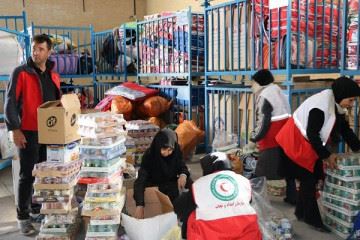 مراکز جمع‌آوری کمک‌های غیرنقدی برای سیل‌زدگان گشور