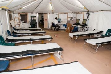 راه اندازی مجهزترین بیمارستان صحرایی ارتش در پلدختر