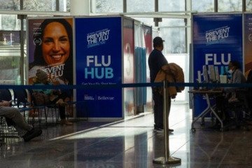 شیوع گسترده آنفلوانزا در آمریکا