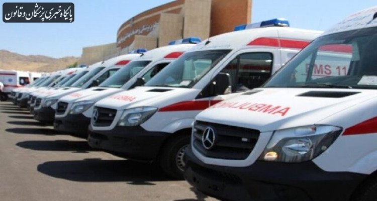 توزیع ۱۰۰ دستگاه آمبولانس جدید در کشور