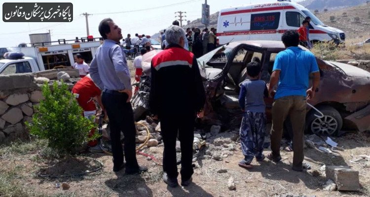 سال گذشته به طور میانگین روزانه ۶۰ نفر در تصادفات جاده‌ای جان خود را از دست دادند